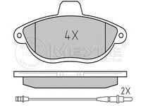 Set placute frana CITROEN DISPATCH Van (BS_, BT_, BY_, BZ_) - OEM - MEYLE ORIGINAL GERMANY: 0252304218/W|025 230 4218/W - W02363331 - LIVRARE DIN STOC in 24 ore!!!