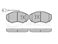 Set placute frana CITROEN RELAY caroserie (230L) - OEM - MEYLE ORIGINAL GERMANY: 0252391719/W|025 239 1719/W - W02226775 - LIVRARE DIN STOC in 24 ore!!!