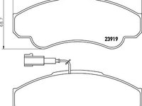 Set placute frana CITROEN RELAY caroserie (244) - OEM - QUARO: QP1864 - Cod intern: W02606496 - LIVRARE DIN STOC in 24 ore!!!