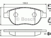 Set placute frana CITROEN XSARA PICASSO (N68) - Cod intern: W20277106 - LIVRARE DIN STOC in 24 ore!!!