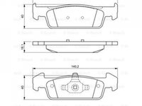 Set placute frana Dacia LOGAN II 2012-2016 #3 154010