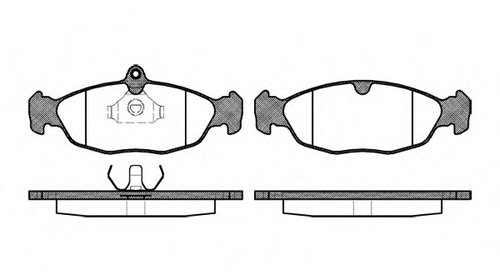 SET PLACUTE FRANA DAEWOO CIELO