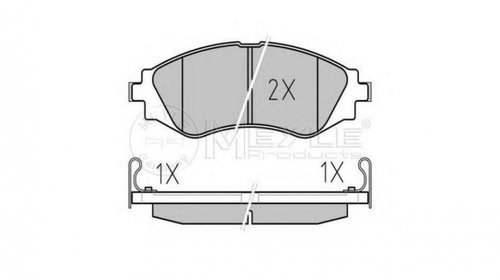 Set placute frana Daewoo LANOS (KLAT) 1997-20