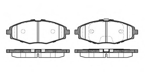 SET PLACUTE FRANA DAEWOO MATIZ