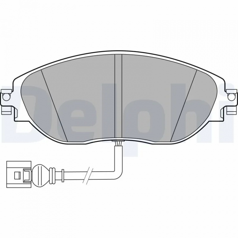 Set placute frana Delphi AUDI Q3 (F3B) 2018-2025 - LP3389
