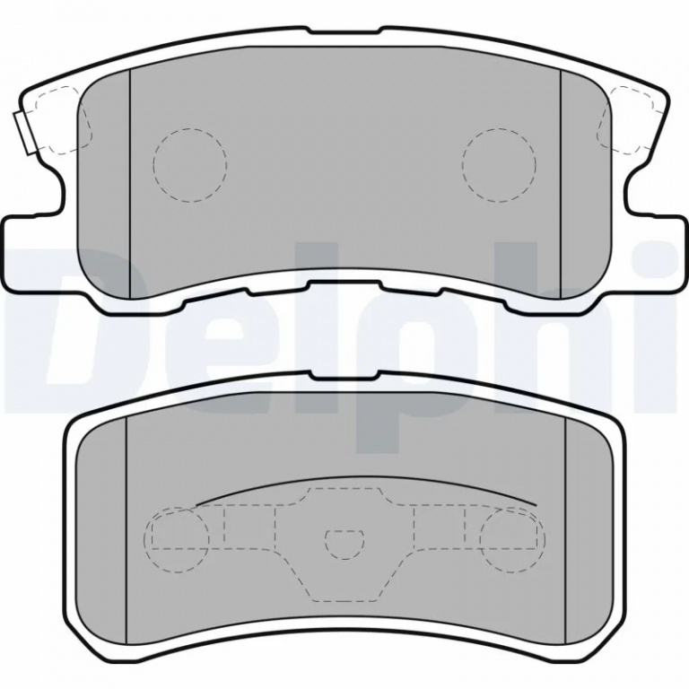 Set placute frana Delphi CHRYSLER 200 Cabriolet 2010-2015 - LP1691