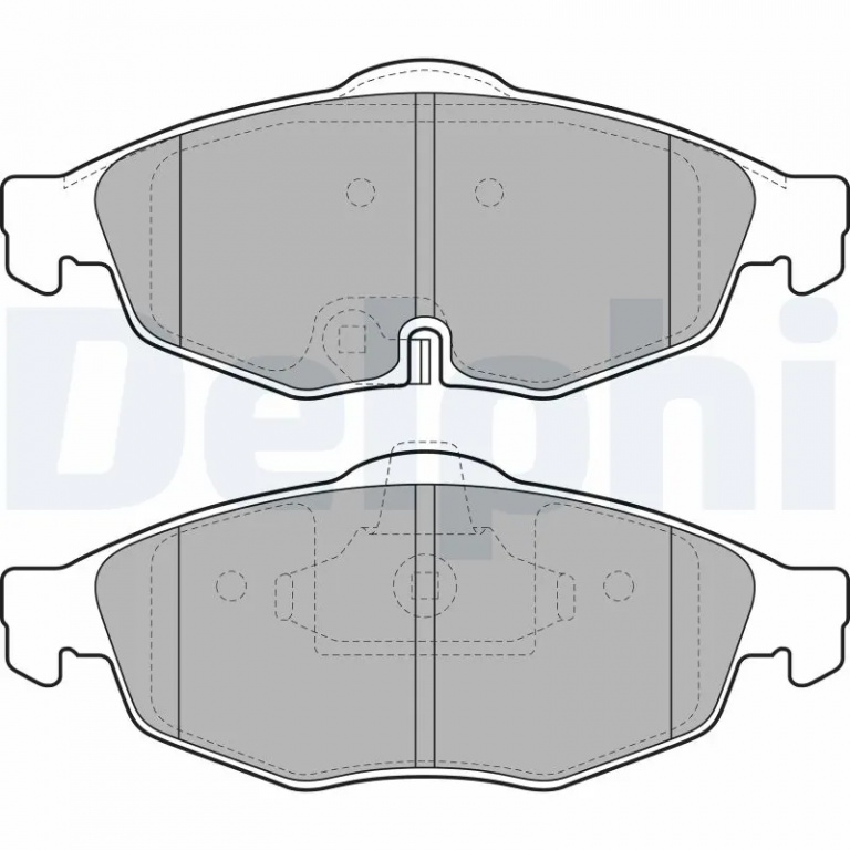 Set placute frana Delphi CHRYSLER SEBRING (JR) 2001-2007 - LP1963