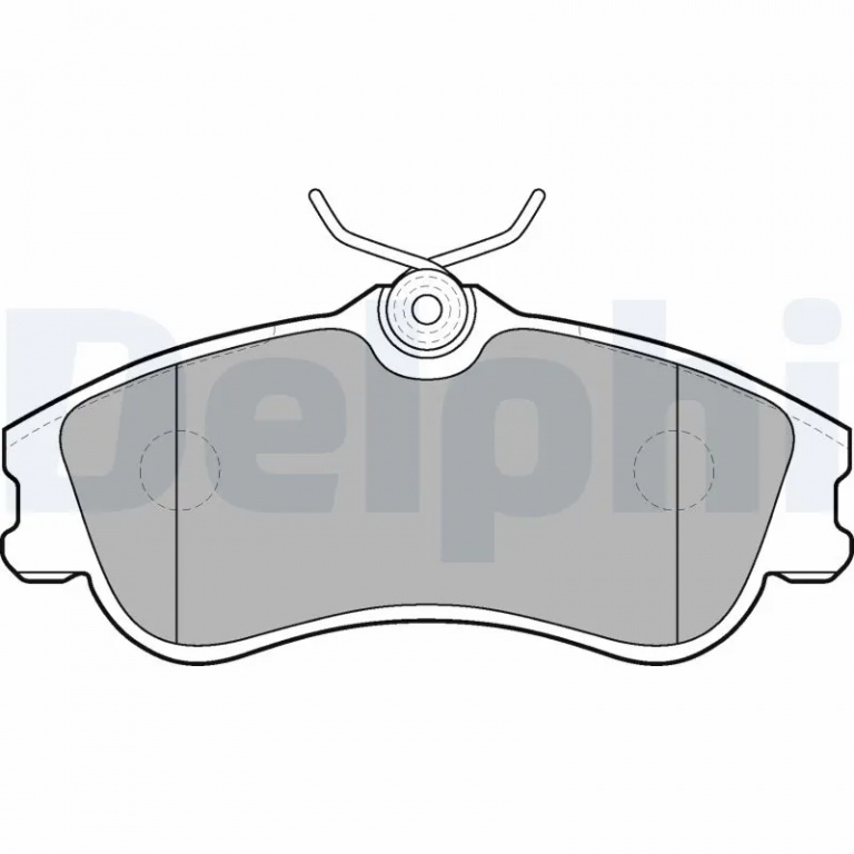 Set placute frana Delphi CITROËN XSARA Break (N2) 1997-2005 - LP1624