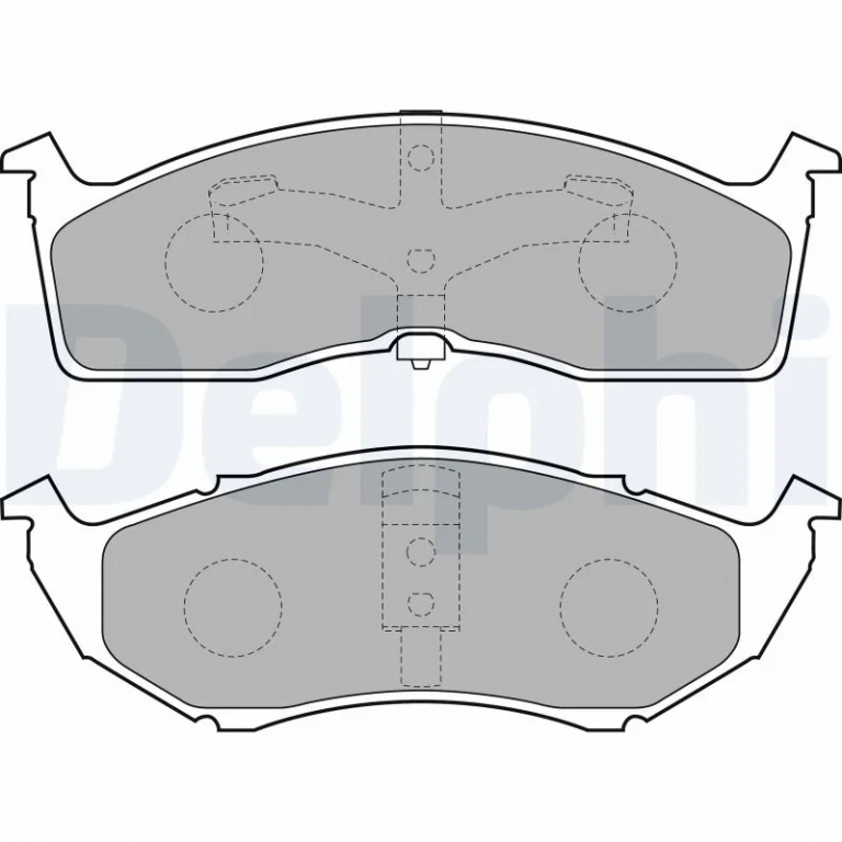 Set placute frana Delphi DODGE CARAVAN (RG_) 2000-2007 - LP1531