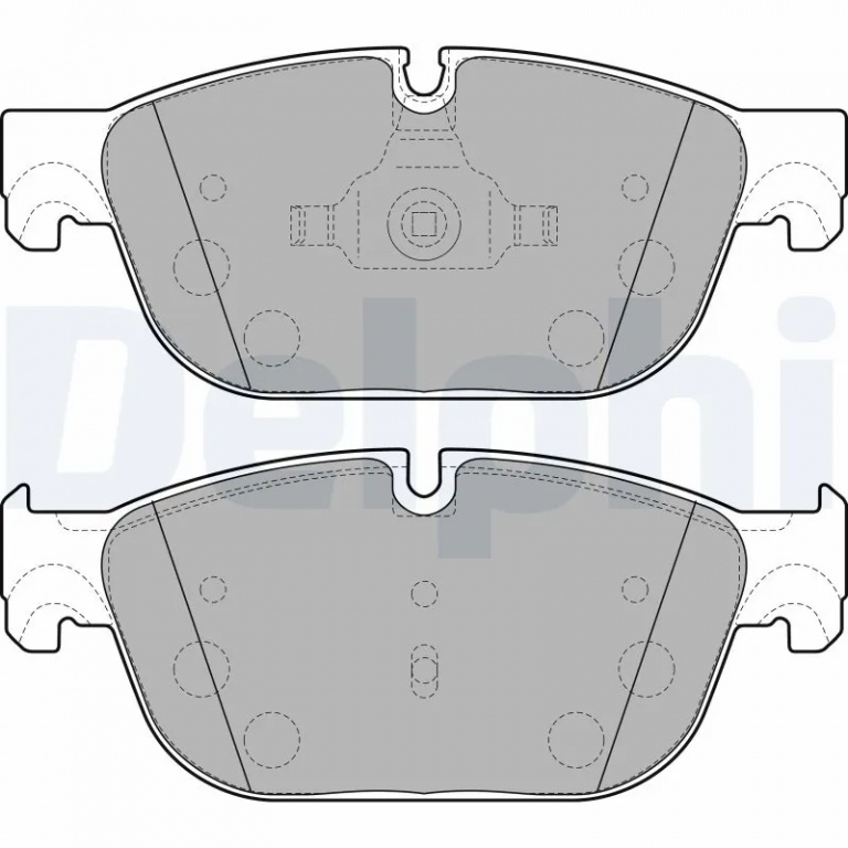 Set placute frana Delphi DS (CAPSA) DS 5 LS 2014-2019 - LP2198
