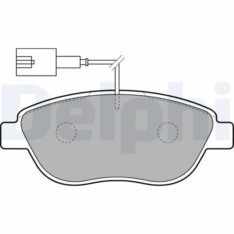 Set placute frana Delphi FIAT DOBLO platou / sasiu (263_) 2010-2023 - LP1721