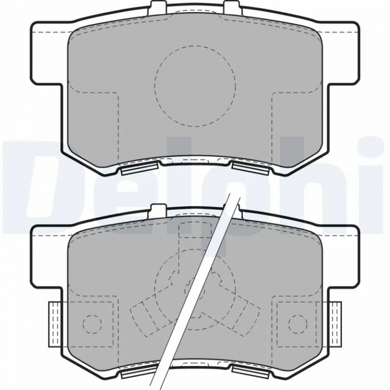 Set placute frana Delphi HONDA CR-V IV (RM_) 2012-2020 - LP1972