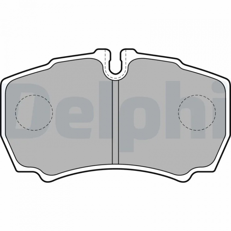 Set placute frana Delphi IVECO DAILY V platou / sasiu 2011-2014 - LP1826