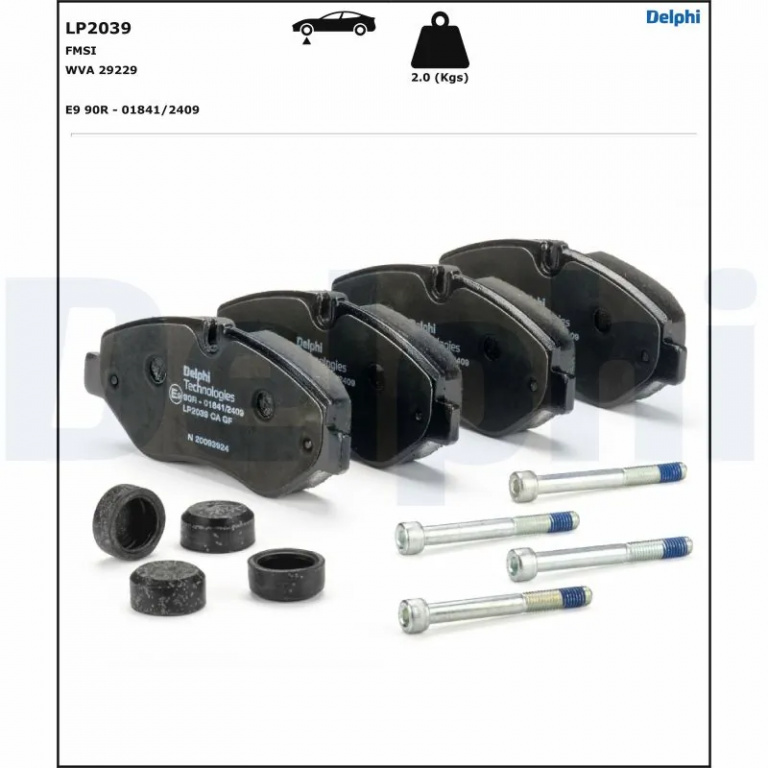 Set placute frana Delphi IVECO DAILY V p