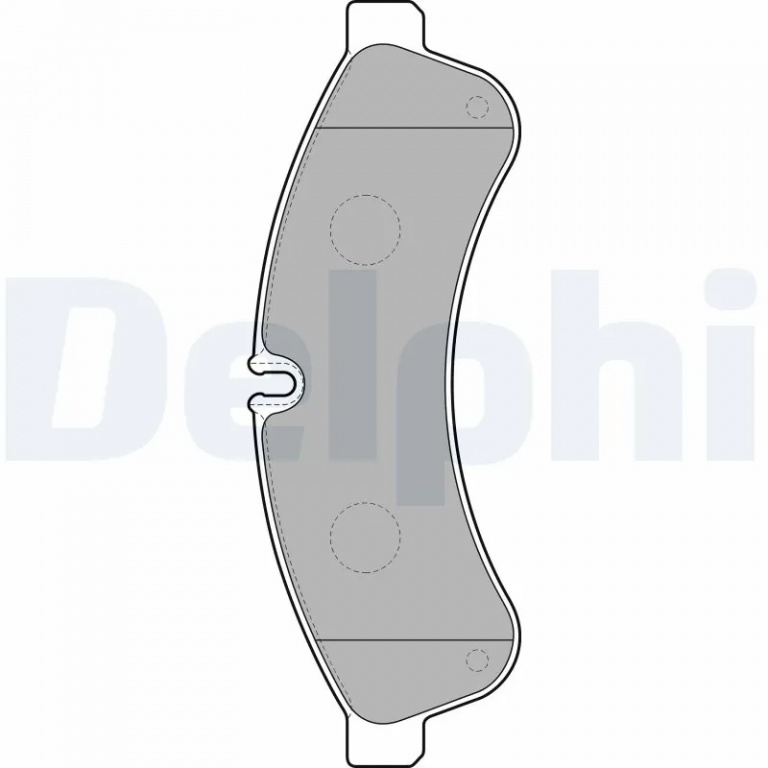 Set placute frana Delphi IVECO DAILY VI platou / sasiu 2014-2025 - LP2063