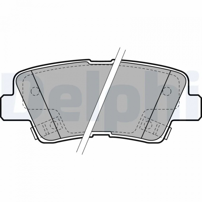 Set placute frana Delphi KIA (DYK) K5 2011-2012 - LP2195