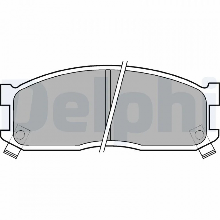 Set placute frana Delphi MAZDA E bus (SG) 1995-1999 - LP530