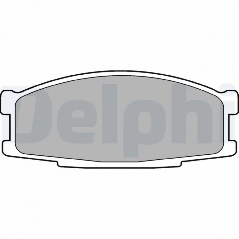 Set placute frana Delphi MITSUBISHI Canter (FE5, FE6) VI 1986-2005 - LP981