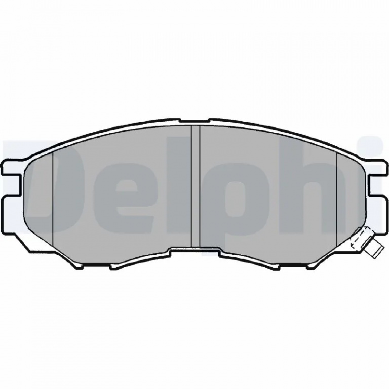 Set placute frana Delphi MITSUBISHI ECLIPSE II (D3_A) 1995-1999 - LP1010