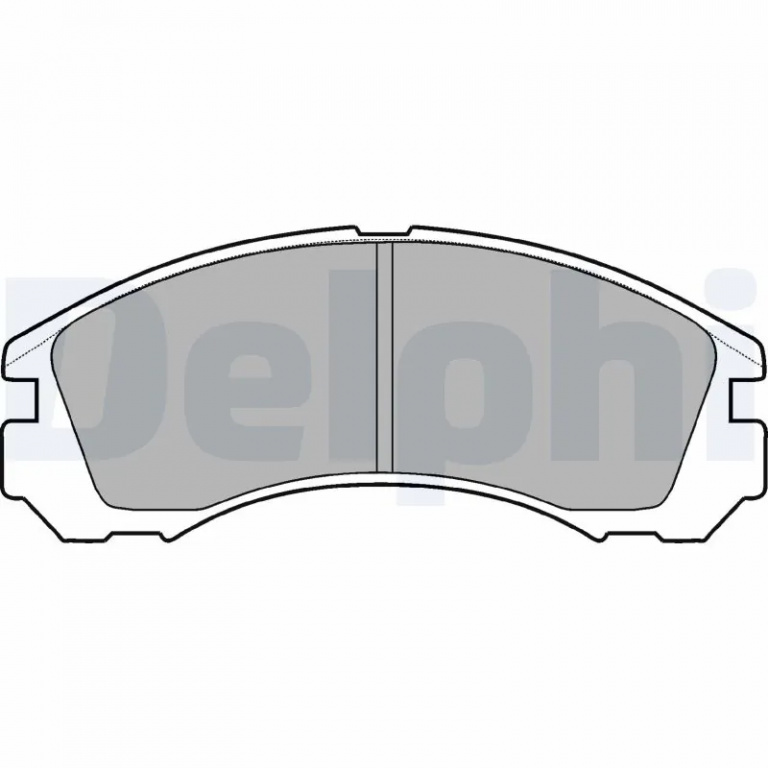 Set placute frana Delphi MITSUBISHI SIGMA (F2_A, F1_A) 1990-1996 - LP871