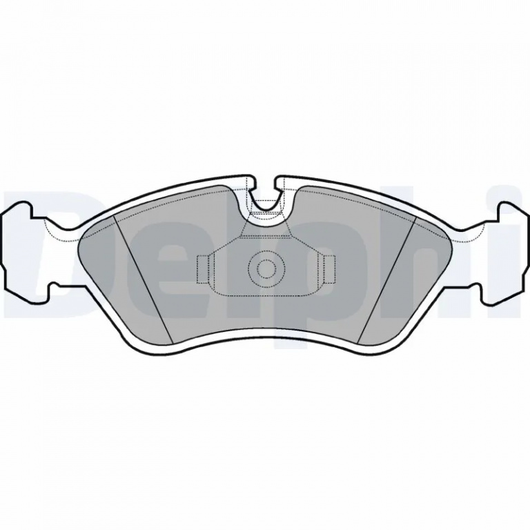 Set placute frana Delphi OPEL VECTRA A hatchback (J89) 1988-1995 - LP1605