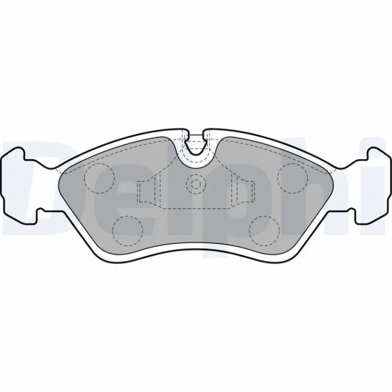 Set placute frana Delphi OPEL VECTRA A hatchback (J89) 1988-1995 - LP585