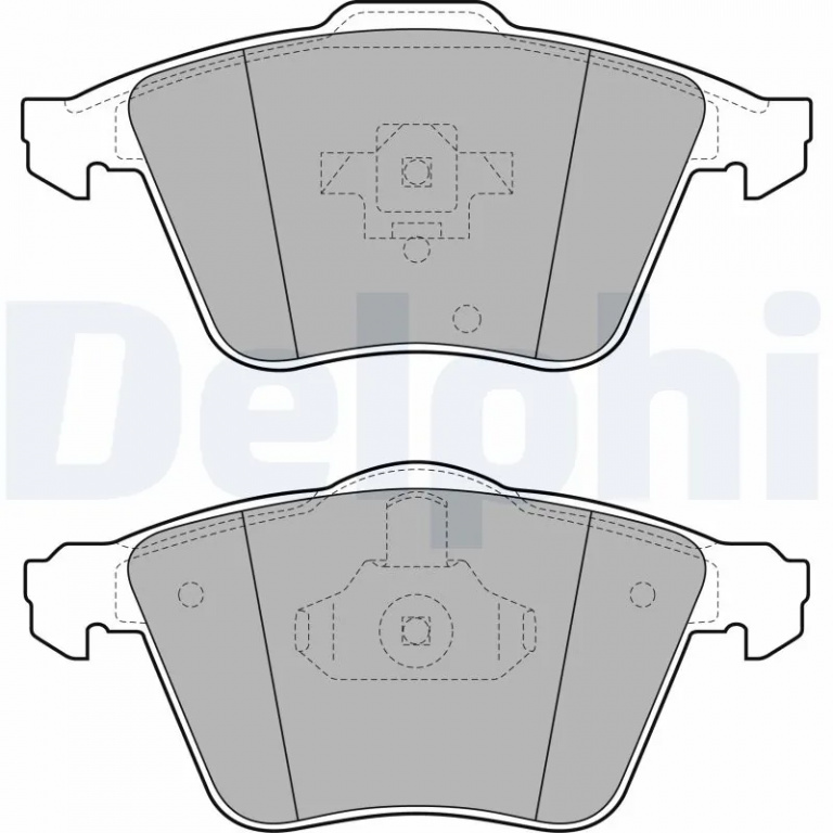 Set placute frana Delphi SAAB 9-3 combi (E50) 2005-2015 - LP1943