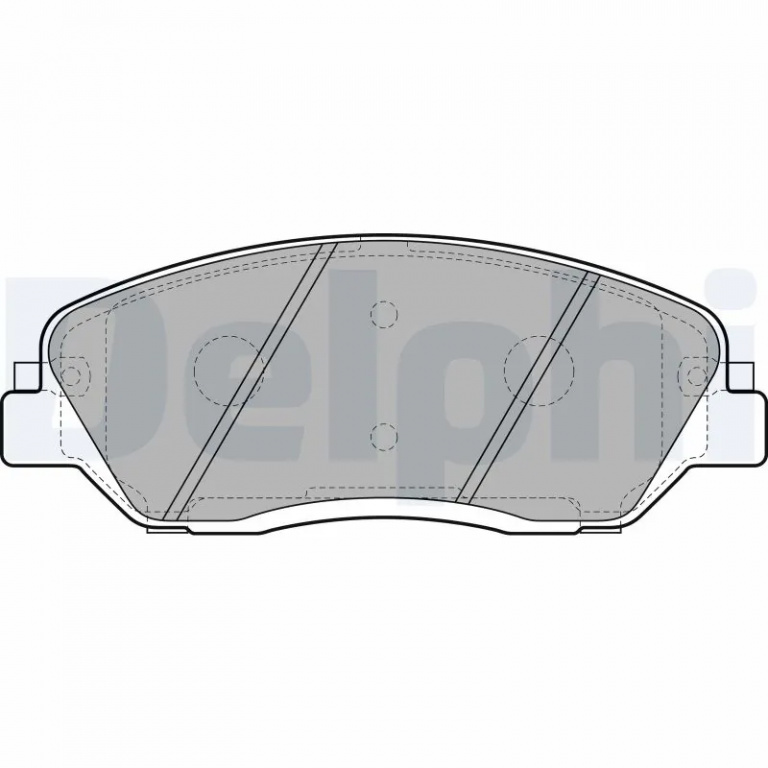 Set placute frana Delphi SSANGYONG REXTON VAN (Y400) 2017-2022 - LP2048