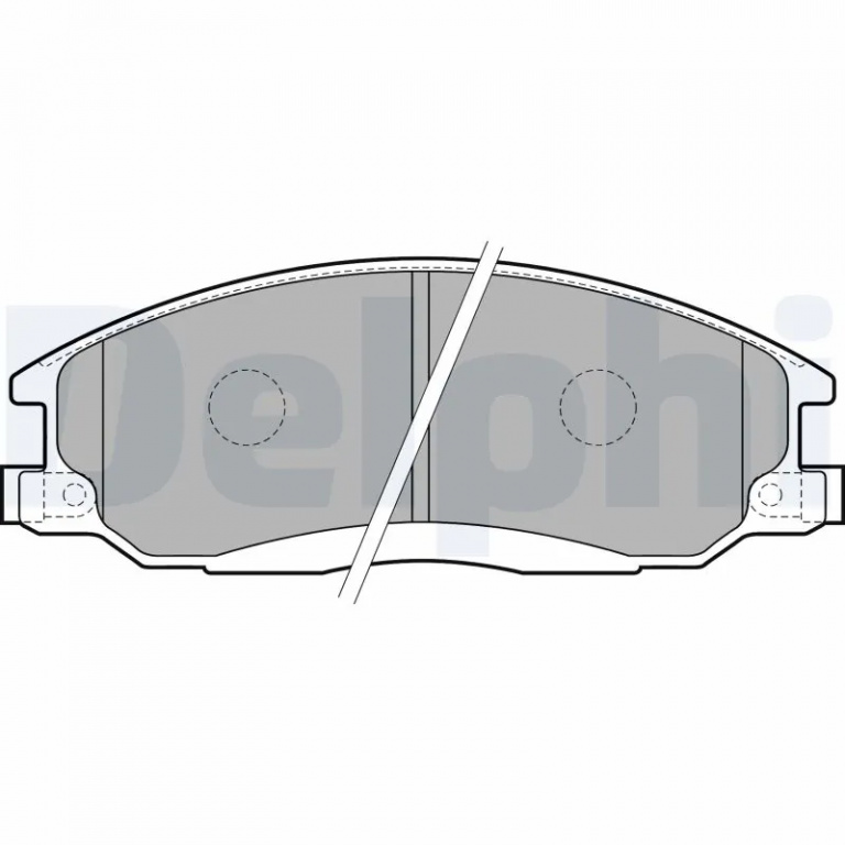 Set placute frana Delphi SSANGYONG REXTON W / REXTON VAN 2015-2020 - LP1743