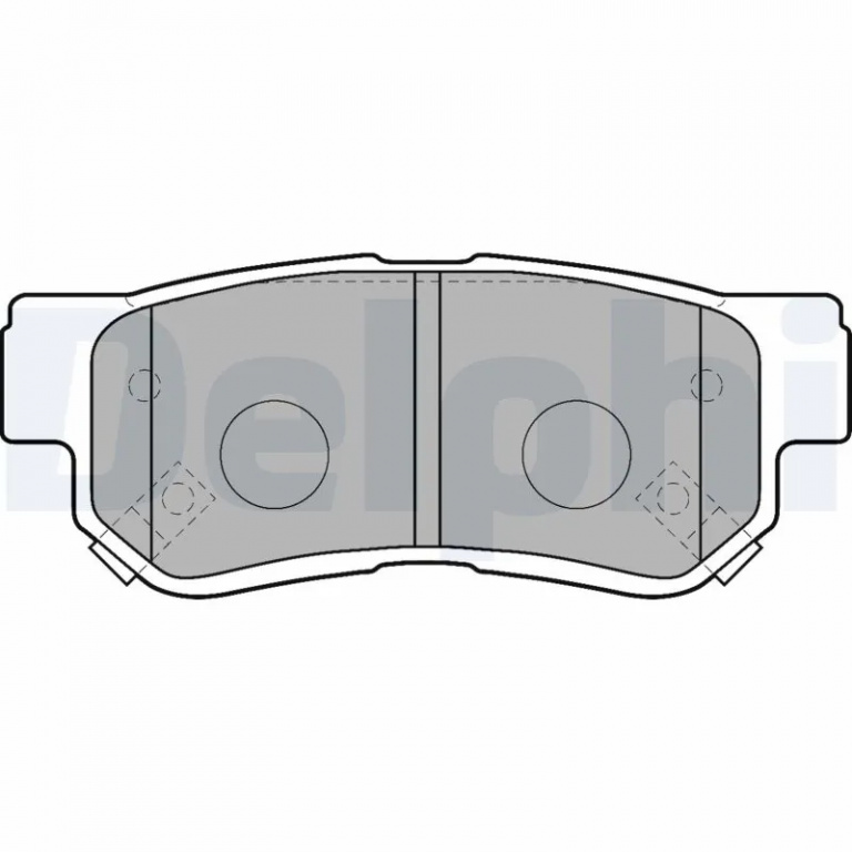 Set placute frana Delphi SSANGYONG REXTON W / REXTON 2012-2017 - LP1539
