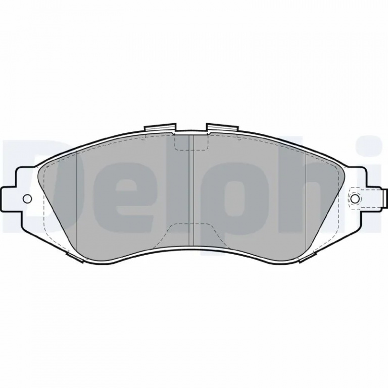 Set placute frana Delphi TATA XENON pick-up 2013-2018 - LP1304