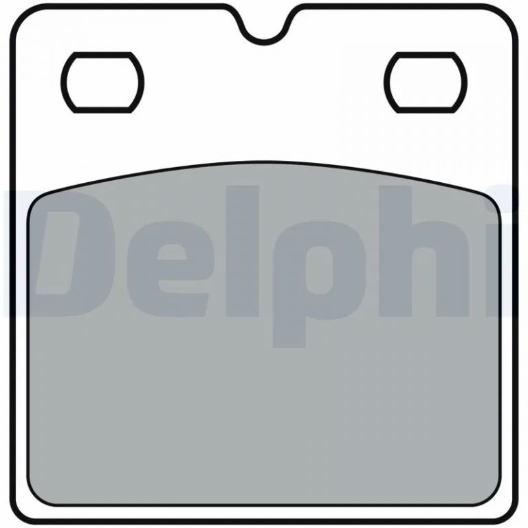 Set placute frana Delphi TESLA MODEL X (5YJX) 2015-2025 - LP3405
