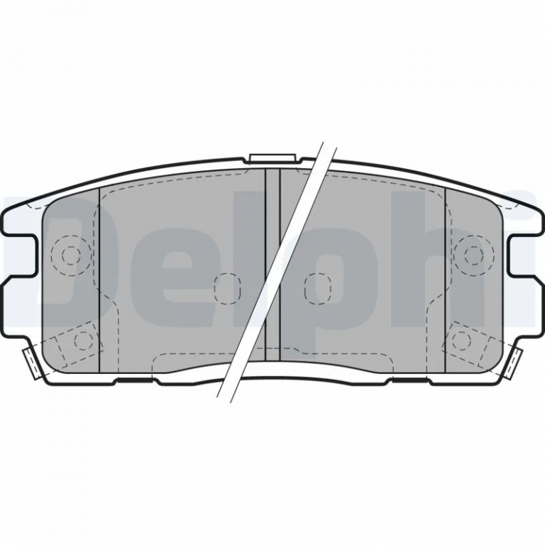 Set placute frana Delphi VAUXHALL ANTARA A (L07) 2006-2015 - LP1988