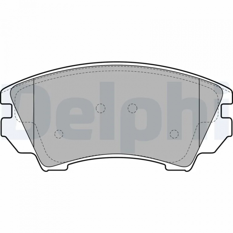 Set placute frana Delphi VAUXHALL ASTRA Mk VI (J) GTC (P10) 2011-2018 - LP2081