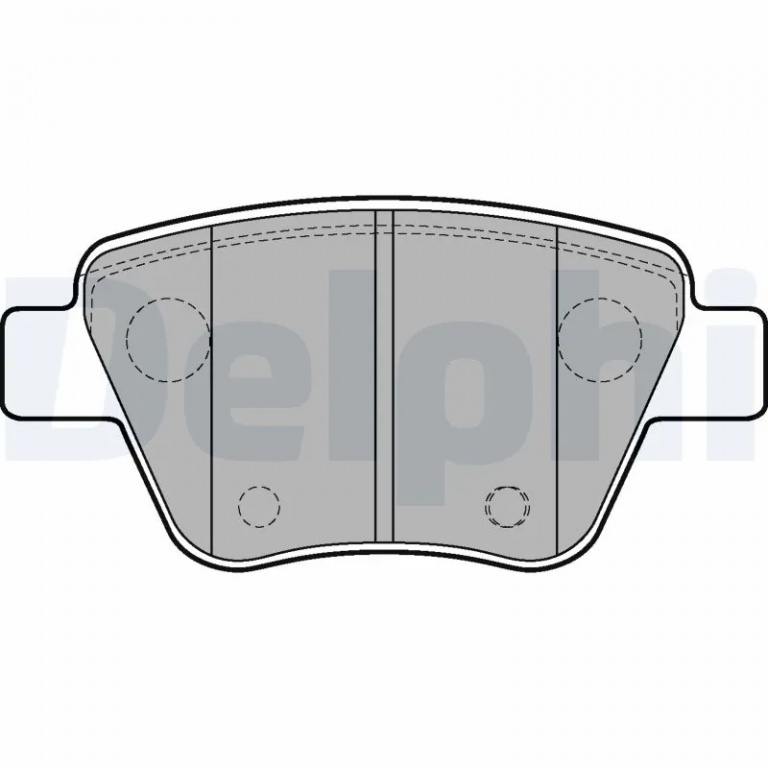 Set placute frana Delphi VW EOS (1F7, 1F8) 2009-2015 - LP2178