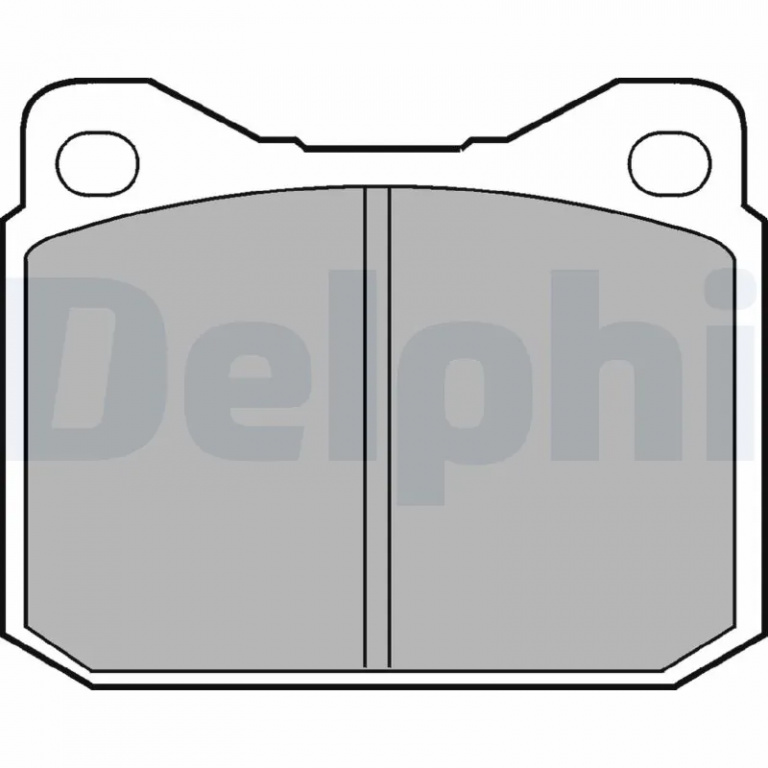 Set placute frana Delphi VW LT 40-55 I platou / sasiu (293-909) 1975-1996 - LP117