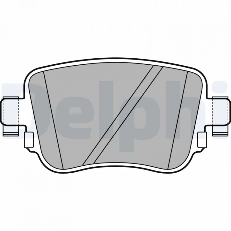 Set placute frana Delphi VW SHARAN (7N1, 7N2) 2011-2022 - LP2709