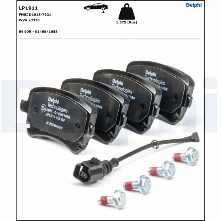 Set placute frana Delphi VW TRANSPORTER 