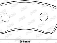 Set placute frana disc CITROËN XSARA PICASSO N68 Producator JURID 573030JC