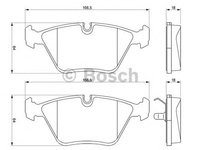 Set placute frana disc JAGUAR XJ/XK 94-14 - OEM: 0 986 424 828|0986424828 - W02647349 - LIVRARE DIN STOC in 24 ore!!!