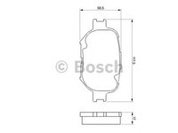 Set placute frana disc TOYOTA COROLLA VERSO 02- - OEM: 0 986 424 808|0986424808 - W02647292 - LIVRARE DIN STOC in 24 ore!!!