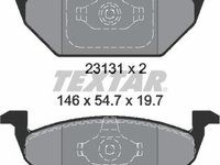 Set placute frana disc VW GOLF PLUS 5M1 521 Producator TEXTAR 2313001