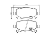 Set placute frana Dodge JOURNEY 2008-2016 #2 00K68159138AA