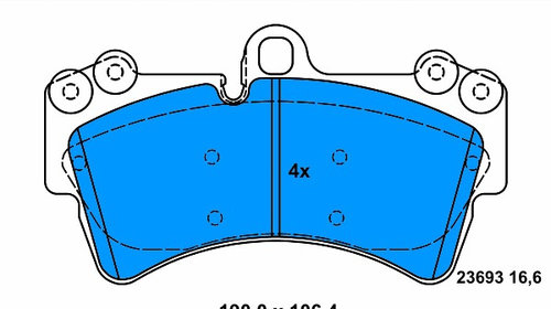 SET PLACUTE FRANA FATA 13 0460-4993 2 ATE pen