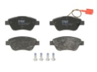 Set placute frana fata ALFA ROMEO MITO CITROEN NEMO FIAT 500 500 C BRAVO II FIORINO GRANDE PUNTO LINEA PANDA QUBO STILO PEUGEOT BIPPER BIPPER TEPEE 1.2-1.6 10.01- TRW GDB1482