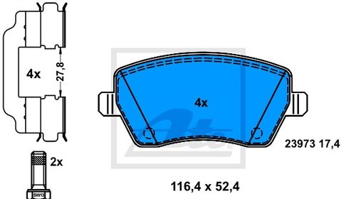 SET PLACUTE FRANA FATA - ATE - 13.0460-2709.2