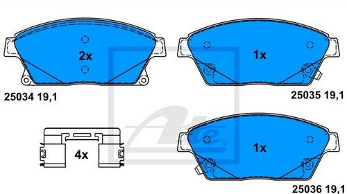 SET PLACUTE FRANA FATA - ATE - 13.0460-7263.2