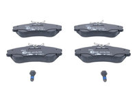 Set placute frana fata ATE, Citroen Xsara Picasso (N68), 1999-2012, Peugeot 206 Cc (2d), 09.00-12.2008, 206 Liftback, 08.1998-12.2012, 206 Limuzina, 03.2007-, 206 Sw, 07.02-, Fata, puntea fata, Sistem de franare : hidraulic