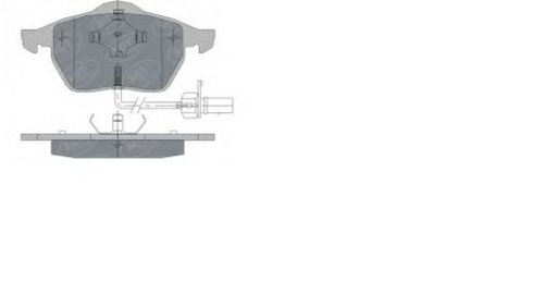 SET PLACUTE FRANA FATA AUDI/FORD/SKODA/VW, SC