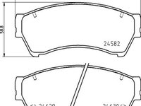 Set placute frana fata Brembo MAZDA 6 1.8-3.7